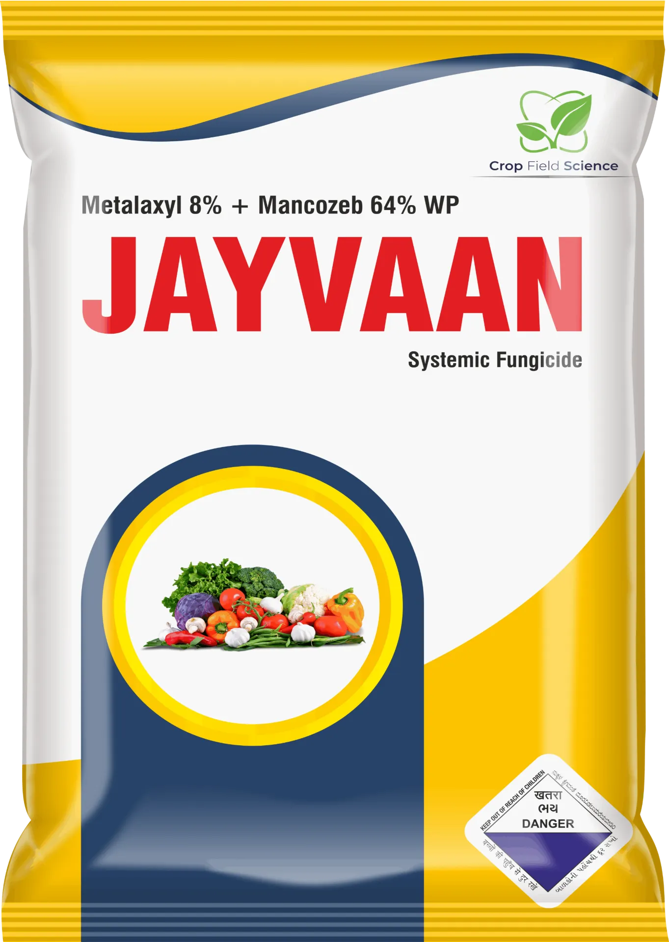 Metalaxyl 8% + Mancozeb 64% WP